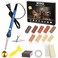 Floor and Furniture Repair Kit - 22 PCS Touch Up Markers with Soldering Welding Iron, 11 Colors Repair Wax Sticks, Restore Any Scratches/Cracks/Stains/Hole for Wood Floors, Table, Doors, Cabinet