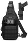 ATBP Tactical Sling Backpack Bag Pack for Men Military One Strap Shoulder Backpack Crossbody Bag With Holster 10 Liters
