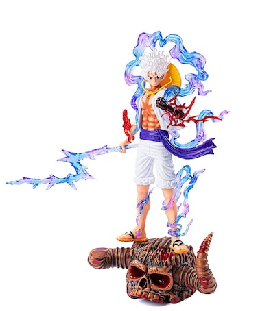 Luffy Figure Statue Gear 5 Luffy Action Figure Collection Birthday Gifts PVC 10 Inch