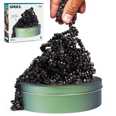 Speks Crags Ferrite Putty   1,000+ Ferrite Stones in a Tin, Fidget Toy for Adults &amp; Teens 14+, Desk Toy for Office, Christmas Gift, Holiday Stocking Stuffer, Stress Relief   Tranquility, Large