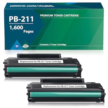 PB-211 Toner Cartridge Compatible for Pantum PB-211 PB211 PB-211E PB211EV Toner Cartridge Work with Pantum P2502W P2500W M6552NW M6550NW M6600NW M6602NW Printer Series (2 Pack)