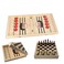 Sling Puck Game and Chess Game, Fast Sling Puck Game, Wooden Board Game for Kids and Family, Sling Puck Winner Board Games for Family, Birthday Gift, Large Size with Chess L（22in*11.6in）