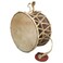 Damaru Hand Held Drum Wooden Nepali Folk Musical Instrument Hand Carved Damaru Drum For Fun All Age Groups Of Musicians - Gift Party Supplies Birthday Party