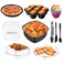 Air Fryer Accessories for Cosori, 10 Piece Square Accessories for COSORI 5.8 QT 6.0 QT, Instant Vortex Plus 6QT and Larger Air Fryers, Including Cake &amp; Pizza Pan, Rack &amp; Skewer, Egg Bite Mold, etc.