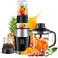 Blender and Food Processor Combo, Blender for Shakes and Smoothies, Personal Blender Small Blender, Suitable for Kitchen, Home, 700W Electric Blender with Mixer Grinder/Blender/Chopper
