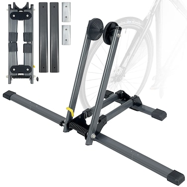 Sutekus Bike Floor Parking Rack Foldable Bicycle Stand Extendable Bike Stand Indoor Home Garage Cycling Storage Organizer