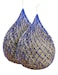 Harrison Howard Slow Feed Hay Net Horse 2 Pcs Horse Feeding Supplies Blue 40" Length with 2" Holes