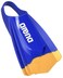 Arena Unisex Adult Powerfin Pro Swim Training Fins Men and Women Silicone Short Blade Flippers Left-Right Custom Design, Sizes 4.5-13.5