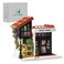 ENJBRICK Flowers Botanical City Coffee Shop Building Kit for Adutls,Architecture Building Blocks House Set for Boys and Girls 8-14 Years and Up 1512 pcs
