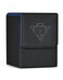 ZLCA Deck Box for MTG Yugioh TCG, Storage Box with Dividers Holds 100+ Sleeved, Premium Deck Case Compatible with CCG Trading Cards (Black&amp;Blue,Puzzle)