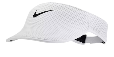 Nike Women&rsquo;s Aerobill Dri-Fit ADV Run Adjustable Visor Breathable White