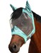 Harrison Howard CareMaster Horse Fly Mask UV Protective Fine Mesh with Extra Wool Soft Touch on Skin Summer Mint L