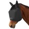 Harrison Howard UV-proof Multi-Function Fabrics Thick Fleece Padding Horse Fly Mask Half Face with Ears Black Yearling Small