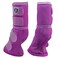 Harrison Howard Horse Fly Boots Perfect Contoured Fit Leg Guards Dense Mesh Boots with Ventilated Comfort Reliable Protection from Summer Elements Set of 2 Purple Medium