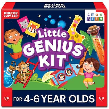Doctor Jupiter Little Genius Kit for Boys &amp; Girls 4-6 Year Olds   Educational Toys for 4-5-6   Learning Toys for Toddlers   Preschool Learning Activities   STEM Toys   Science Experiments