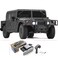 EAZYRC X FMS 1/12 GM HMMWV H1 Military RC Truck with Officially Licensed, 8+KM/h 2WD 4WD Crawler 3 Speed Transmission All Terrain Model Car with 2.4 Ghz 7CH Remote Control,Led Light (No Battery)
