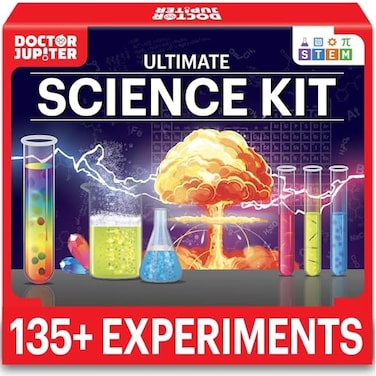 Doctor Jupiter Science Kit for Kids Ages 8-9-10-11-12-13-14  Birthday Gift Ideas for Boys &amp; Girls 8+ Years Old   STEM Toy with 135+ Experiments  Learning &amp; Educational Kits