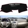 Auto Car Dashboard Cover Mat Anti Slip/Anti-Vertigo Dash Board Cover Mat Pad Dashboard Carpet Sunshield Protector Custom Fit for Toyota Camry 2007,2008,2009,2010,2011(Red Edge Black)