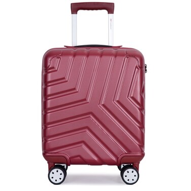 Travelhouse 16 Inch Carry On Luggage Airline Approved,Underseat Hardshell Small Carry Suitcases with 360&deg; Spinner Wheels, Rolling Suitcase with TSA Approved
