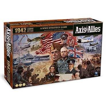 Renegade Game Studios Axis &amp; Allies: 1942 Second Edition - WWII War Miniatures Strategy Board Game, Renegade, Ages 12+, 2-5 Players, 3-4 Hrs