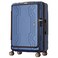 LEGEND WALKER Front Open Max Expansion Luggage, Carry-On, 21-inch, Navy, 5205-48-NV