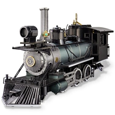 Piececool 3D Puzzle for Adults, Mogul Steam Engine Steamer 3D Metal Model Building Kits Challenging Assembly Bobby DIY Crafts Kits, Best Birthday Christams Gifts