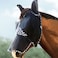 Harrison Howard Horse Fly Mask Long Nose with Ears Fleece Edging with Attractive Patterns Adds More Flair Black Arabian Medium