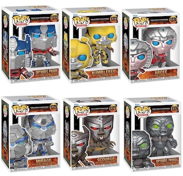 Funko Transformers Rise of The Beasts Pop! Complete Set (6)