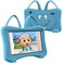 Kids Tablet 7 Toddler Children's Learning Tablet with WiFi, YouTube, Parental Control, Durable Case Education Learning Apps for Boys Girls (Blue)