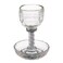 Glass Kiddush Cup 6.4 Inch with Stones Yom Hashishi Friday Eve Blessing Including a Tray