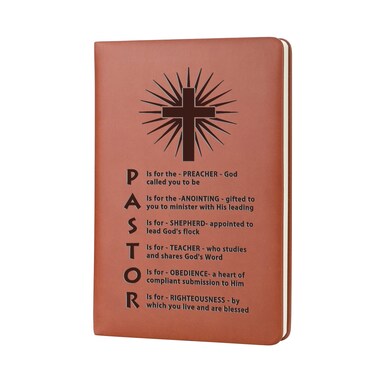Pastor Gifts Pastor Leather Journal Notebook Pastor Appreciation Gifts Christian Gifts Minister's Gift Pastor Definition Notebook Birthday Gift (Pastor)