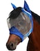 Harrison Howard CareMaster Horse Fly Mask UV Protective Fine Mesh with Extra Wool Soft Touch on Skin Champion Blue M