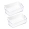 DA97-06419C Refrigerator Door Shelf Replacement (2 Pack) Compatible with Samsung Fridge Door Bin RFG293HABP,RFG296HDWP, RFG297AABP -Replace DA63-04316, AP4567198, 1998156, PS4174247, DA63-04314