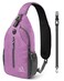 WATERFLY Small Hiking Sling Backpack: Crossbody Sling Bag Chest Bag Daypack for Women with Skin-Friendly Shoulder Strap