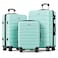 Luggage Sets 20/24/28 inch Lightweight Suitcase Sets with Double Spinner Wheels TSA Lock For Travel Trips, mint green