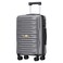 Carry On Luggage 22x14x9 Airline Approved, Hard Suitcases with Spinner Wheels, Polycarbonate Lightweight Luggage, TSA Approved, 20 Inch Carry-On, Silver
