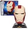 4D Build, Marvel Iron Man 3D Puzzle Model Kit with Stand 96 Pcs   Iron Man Helmet Desk Decor   Building Toys   3D Puzzles for Adults &amp; Teens 12+