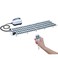 Portable Spa Bubble Bath Massager - Spa Waterproof Anti-slip Mat, Electric Bathtub Bubble Massage Mat, Electric Air Pump and Adjustable Bubble Settings - Includes Remote (47.2"L x 16.9 "H, 8206 white)