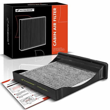 A-Premium Cabin Air Filter with Activated Carbon Compatible with Subaru Model - Crosstrek 2016-2017, Forester 2009-2018, Impreza 2008-2016, WRX 2012-2021, XV Crosstrek 2013-2015 - Behind Glove Box