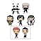 Funko Pop! Jujutsu Kaisen - Set of 6(7) - 2PK Itadori &amp; Todo, Geto, Mai Zenin, Maki Zenin, Panda and Toge Inumaki