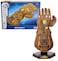4D Build, Marvel Infinity Gauntlet 3D Puzzle Model Kit with Stand 142 Pcs   Thanos Desk Decor   Building Toys   3D Puzzles for Adults &amp; Teens 12+