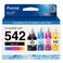 Compatible 542 Ink Refill Bottles 4 Pack Replacement for 542 Ink Refill Bottles Use with EcoTank Pro ET-5150 ET-5170 ET-5800 Ink Refill ET-5180 ET-5850 ET-5880 ET-16600 ET-16650 Printer
