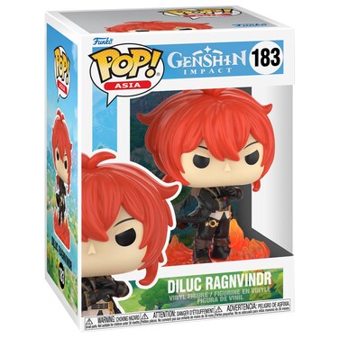 Funko POP! Games: Genshin Impact - Diluc Ragnvindr - POP! Asia - Collectable Vinyl Figure - Gift Idea - Official Merchandise - for Kids &amp; Adults - Games Fans - Model Figure for Collectors and Display