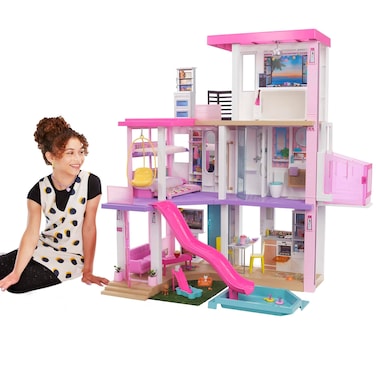 Barbie DreamHouse, Doll House Playset with 75+ Toy Furniture &amp; Accessories, 10 Play Areas, Lights &amp; Sounds, Wheelchair-Accessible Elevator (Amazon Exclusive)