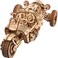 UGEARS Wooden 3D Puzzles for Adults - Three-Wheeler UGR-S Motorcycle Model Kit with Spring Motor, Functional Steering and Chain Drive &ndash; DIY Model for Motorcycle Enthusiasts 457 Pcs