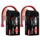 HOOVO 3S Lipo Battery, 80C 2200mAh 11.1V Shorty Lipo Battery Pack, Softcase with Deans Connector for Drone RC Quadcopter Helicopter Airplane FPV RC Car, 2 Pack
