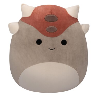 Squishmallows Original 14-Inch Ainhoca Grey Ankylosaurus - Large Ultrasoft Official Jazwares Plush