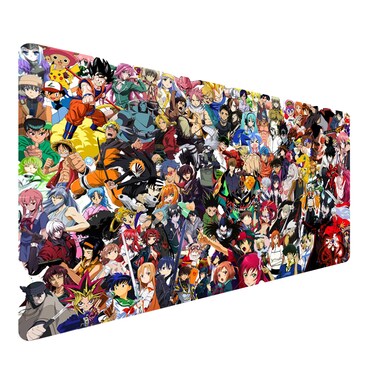 Extended Large Gaming Mouse Pad, Full Desk Keyboard Mouse Pad, XXL Bigmouse Pad with Anime, Waterproof and Anti-Skid for Office Desk Decor (31.5&times;11.8&times;0.1 inch)