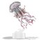 Piececool 3D Puzzles for Adults - Jellyfish 3D Metal Model Building Kits, Marine Organism Night Light with USB Plug, DIY Arts &amp; Crafts Kits, Best Birthday Gifts
