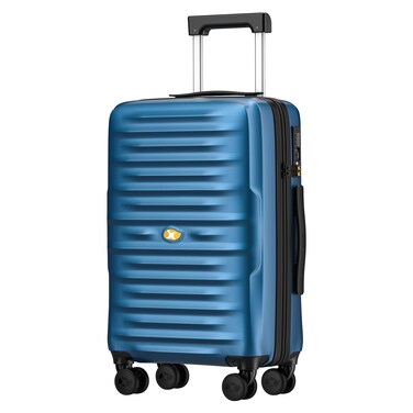 Carry On Luggage 22x14x9 Airline Approved, Hard Suitcases with Spinner Wheels, Polycarbonate Lightweight Luggage, TSA Approved, 20 Inch Carry-On, Blue